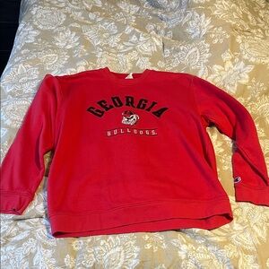 Champion Red Georgia Bulldogs Sweatshirt